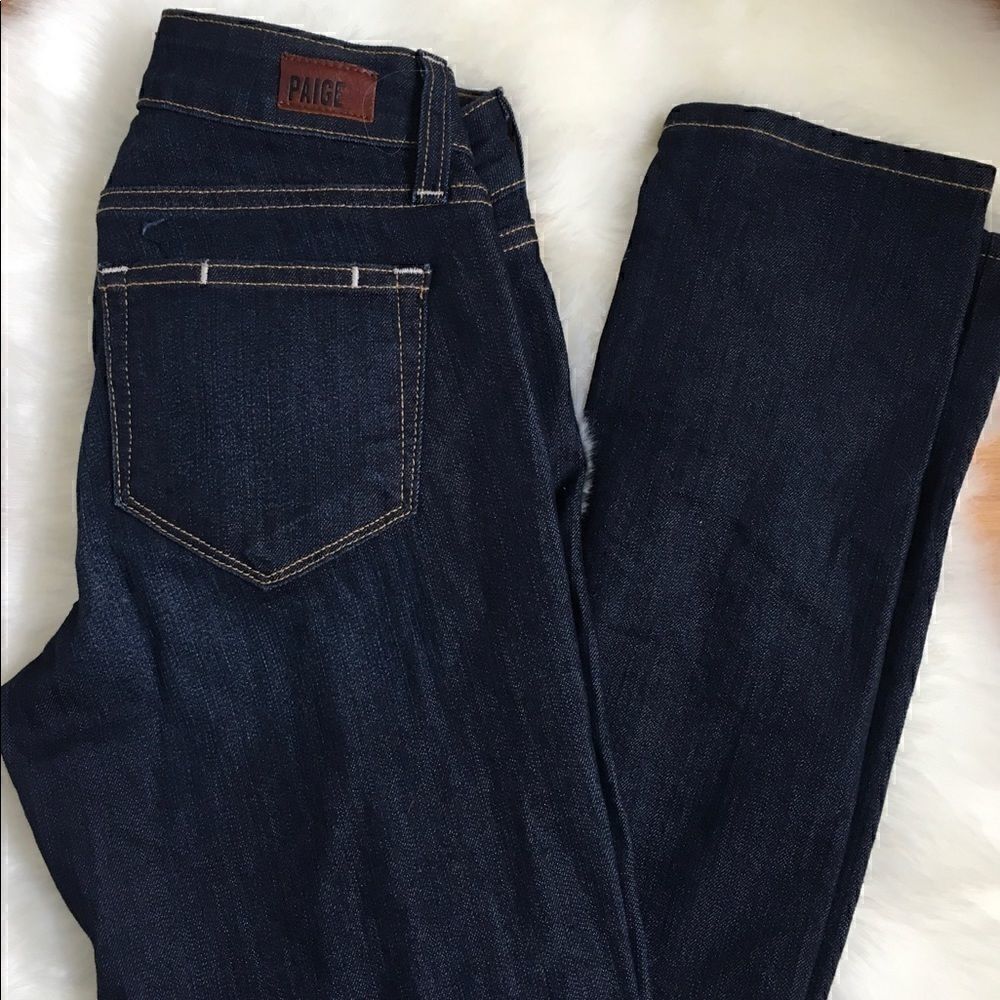 Dark blue Paige jeans #4